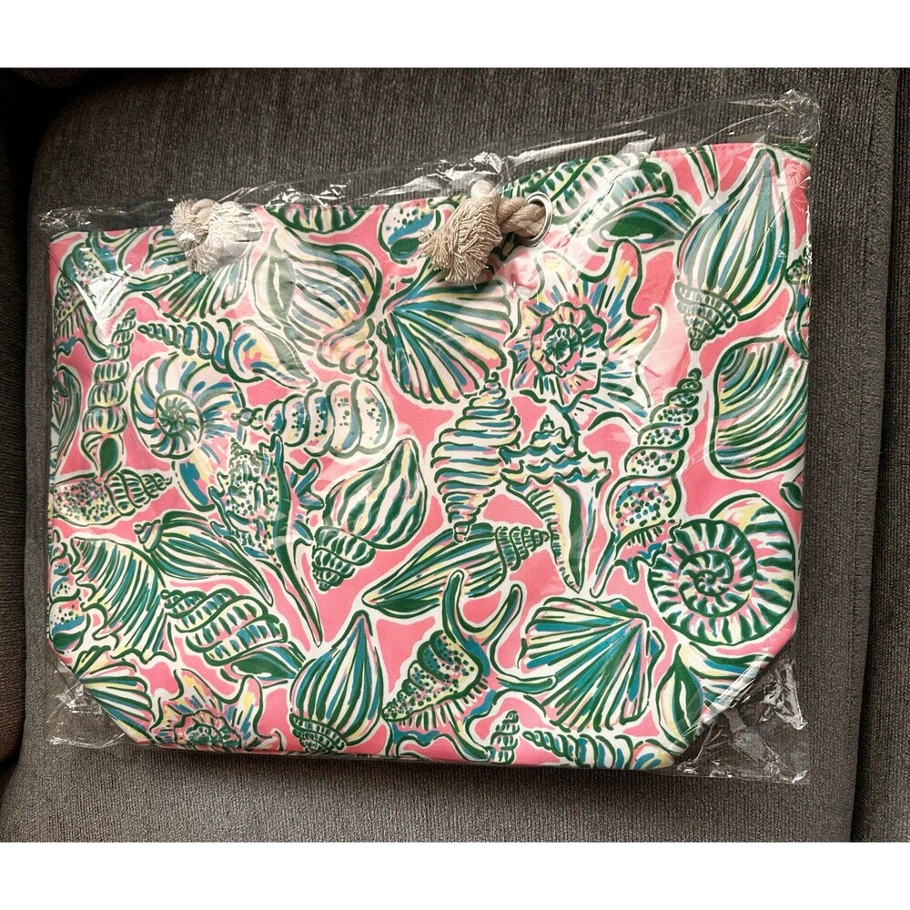 Stylene Sea Shell Print Tote Bag - Picture 2 of 3